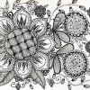 Казкові квіти 2017 папір ручка 30x40